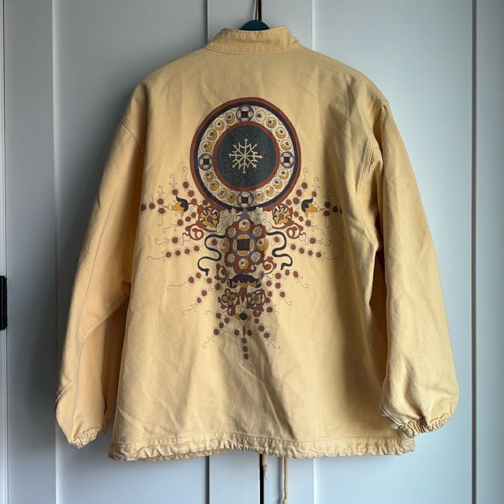 Vintage Swell Cotton Yellow Lightweight Jacket - M
